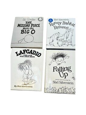 Shel Silverstein Lot 4 Book Falling Up Meaning‎ of O Runny Bunny Laufcadeo HC DJ